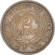 Monnaie, États-Unis, 2 Cents, 1864, U.S. Mint, Philadelphie, SUP+ - 2, 3 & 20 Cent