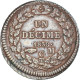 Monnaie, Monaco, Honore V, 1 Décime, 1838, Monaco, TB+, Bronze, Gadoury:MC105 - 1819-1922 Honoré V, Charles III, Albert I