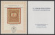 Stamp On Stamp 1888 Reprint 3 Ft COVER Commemorative Memorial Sheet MAFITT STAMP 1996 Hungary Exhibition Fair - Foglietto Ricordo