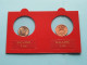 Set Of 2 Coins > 5 Sen (1995) & 1 Sen (1995) > ( Monnaies Du Monde > Editions ATLAS ) MALAISIE ( Voir SCANS ) ! - Malaysie