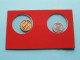 Set Of 2 Coins > 1 Couronne (1978) & 50 Aurar (1974) > ( Monnaies Du Monde > Editions ATLAS ) ISLANDE ( Voir SCANS ) ! - Iceland