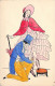 ILLUSTRATEURS SIGNES L. Giroh - Homme - Femme - Robe - Chapeau - Carte Postale Ancienne - Other & Unclassified