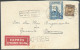 75 Centimes Albert KEPI + 1Fr.75 EXPRES Obl. Sc SOMERGEM Sur Enveloppe En EXPRES (griffe + Etiquette) Le 10-X-1933 Vers - 1931-1934 Kepi