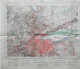 CARTE D'ETAT MAJOR AU 1/ 50.000  COULEUR DE LA REGION LYONNAISE /  1922 - Documenten