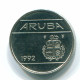 10 CENTS 1992 ARUBA (NÉERLANDAIS NETHERLANDS) Nickel Colonial Pièce #S13632.F - Aruba