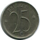 25 CENTIMES 1964 BELGIEN BELGIUM Münze #AH834.1.D - 25 Cent
