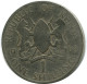 1 SHILLING 1968 KENYA Moneda #AZ185.E - Kenia