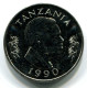 1 SHILLING 1990 TANZANIE TANZANIA UNC President Mwinyi Torch Pièce #W11264.F - Tanzanie