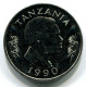 1 SHILLING 1990 TANZANIE TANZANIA UNC President Mwinyi Torch Pièce #W11264.F - Tansania