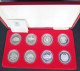 GBRX02 - ANGLETERRE - QUEEN'S SILVER JUBILEE COINS SET - 1977 - 8 Pièces - Mint Sets & Proof Sets