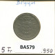 5 FRANCS 1950 FRENCH Text BÉLGICA BELGIUM Moneda #BA579.E - 5 Franc