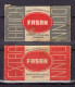 "FASAN" Razor Blade Old Vintage 2 WRAPPERS (see Sales Conditions) - Lamette Da Barba