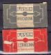 "FASAN" Razor Blade Old Vintage 2 WRAPPERS (see Sales Conditions) - Lamette Da Barba