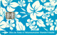 FR. POLYNESIA : FP017B  30 Motif Pareo, S. Millecamps 1993 (blue) ( Batch: C42100730) USED - Polynésie Française