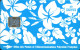 FR. POLYNESIA : FP017A  30 Motif Pareo, S. Millecamps 1993 (blue) ( Batch: C42100736) USED - Polynésie Française