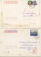 CHINA PRC - Six (6) Christmas / New Year Double Cards. One Unused, Others Sent In The Mail. - Verzamelingen & Reeksen