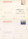 CHINA PRC - Six (6) Christmas / New Year Double Cards. One Unused, Others Sent In The Mail. - Lots & Serien