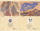 CHINA PRC - Ten (10) Cards With Paintings And  A (old) Stamp Affixed. Can 1989. - Lots & Serien