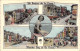 BELGIQUE - LA PANNE - Un Bonjour De La Panne - Multie Vues - Carte Postale Ancienne - Andere & Zonder Classificatie