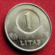 Lithuania 1 Litas  2008 Lituanie Litouwen Litauen W ºº - Litouwen