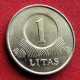 Lithuania 1 Litas  2008 Lituanie Litouwen Litauen W ºº - Lithuania