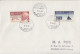 2 Lettres Obl. Nordkapp Le 19/6/62 Sur N° 376, 377, 378 (AGI), 419, 420 (Admunsen) - Storia Postale