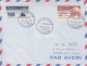 2 Lettres Par Avion Obl. Ny Alesund Le 23/7/63 Sur N° 376, 377, 378 (AGI), 419, 420 (Admunsen) - Cartas & Documentos