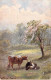 ANIMAUX - Illustration Henry PAYNE - Vaches Dans Un Pré - Carte Postale Ancienne - Vaches