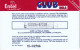 TARJETA DE BOLIVIA DE Bs 100 DE ENTEL - CLUB HOLA - 2 PUNTOS SIN CODIGO DE BARRAS - Bolivie