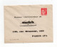 !!! ENTIER POSTAL 50 C PAIX REPIQUAGE MATCH - Buste Ristampe (ante 1955)