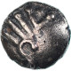 Monnaie, Rèmes, 1/4 Statère Aux Segments, 70-52 BC, TTB+, Bronze - Gauloises