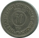 ½ DIRHAM / 50 FILS 1962 JORDANIA JORDAN Moneda #AP067.E - Jordanie