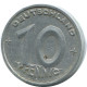 10 PFENNIG 1949 A DDR EAST GERMANY Coin #AE082.U - 10 Pfennig