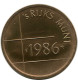 1986 ROYAL DUTCH MINT SET TOKEN NEERLANDÉS (From BU Mint Set) #AH037.E - Nieuwe Sets & Testkits