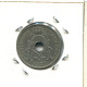 25 CENTIMES 1921 DUTCH Text BELGIEN BELGIUM Münze #AW271.D - 25 Cents
