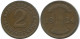 2 RENTENPFENNIG 1924 E GERMANY Coin #AE274.U - 2 Rentenpfennig & 2 Reichspfennig