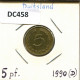5 PFENNIG 1990 D BRD DEUTSCHLAND Münze GERMANY #DC458.D - 5 Pfennig