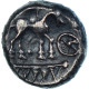 Monnaie, Rèmes, 1/4 Statère Aux Segments, 70-52 BC, TTB+, Bronze - Gauloises