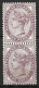 GB.....QUEEN VICTORIA...(1837-01)...." 1881...".....SURFACE PRINTED.......1d .....DIE II......PAIR......MH.. - Neufs