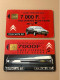 France Telecom Chip Telecarte Phonecard - Citroen 7000F - Set Of 2 Used Cards - Other & Unclassified