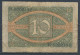 °°° GERMANY REICHSBANKNOTE 10 MARK 1920 °°° - 10 Mark