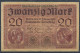 °°° GERMANY - 20 REICHSMARK 1918 °°° - 20 Mark