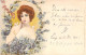 ILLUSTRATEUR SIGNE Jack Abeille - Art - Le Myosotis Et Femme  - Carte Postale Ancienne - Autres & Non Classés