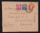 Brazil Brasil 1914 Uprated Stationery Wrapper SAO PAULO X DRESDEN Germany 150R Rate - Briefe U. Dokumente
