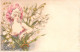 ILLUSTRATEUR SIGNE Jack Abeille - Art - Le Muguet Et Femme  - Carte Postale Ancienne - Autres & Non Classés