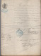 Delcampe - VP21.950 - Acte De 1874 - Jugement - Tribunal Civil De MAYENNE - Mr FOUCHER à POOTE Contre Mr PHILIPPE - Manuscrits