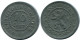 10 CENTIMES 1916 DUTCH Text BÉLGICA BELGIUM Moneda #BA411.E - 10 Centimes