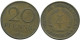 20 PFENNIG 1969 DDR EAST GERMANY Coin #AE110.U - 20 Pfennig