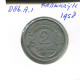 2 FRANCS 1958 FRANCIA FRANCE Moneda #AN362.E - 2 Francs