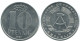 10 PFENNIG 1981 A DDR EAST ALEMANIA Moneda GERMANY #AE090.E - 10 Pfennig
